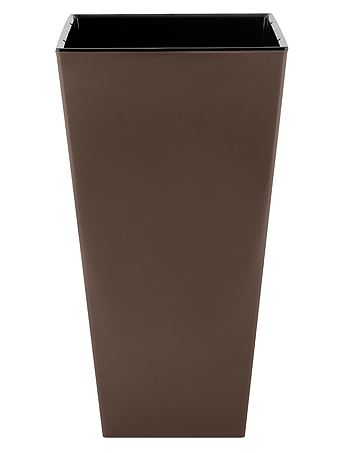 Горшок для цветов InGreen London CUBE 300х300х564мм 34л c дренаж. вставкой французский платан                           